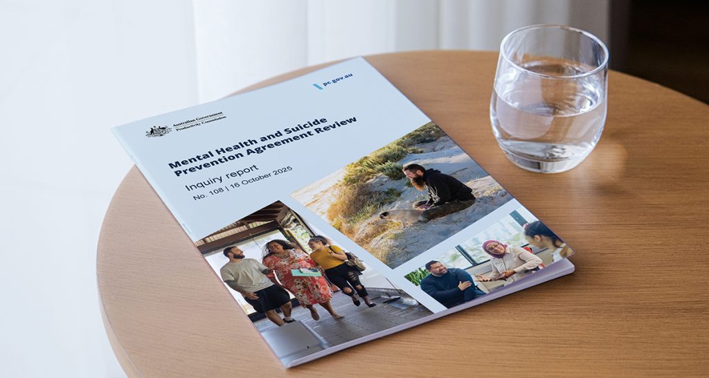 Mental Health and Suicide Prevention Agreement Review on table