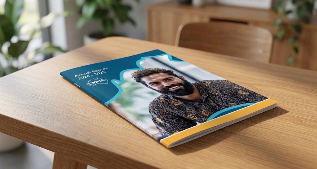 CMHA Annual Reports 20204 - 2025 on desk